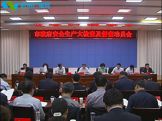 市政府召开安全生产大检查及督查动员会