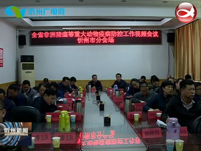 我市召开非洲猪瘟防控工作视频会议​