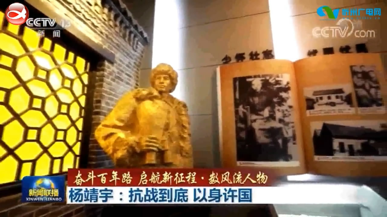 《奋斗百年路 启航新征程·数风流人物》 杨靖宇：抗战到底 以身许国　赵一曼：甘将热血沃中华