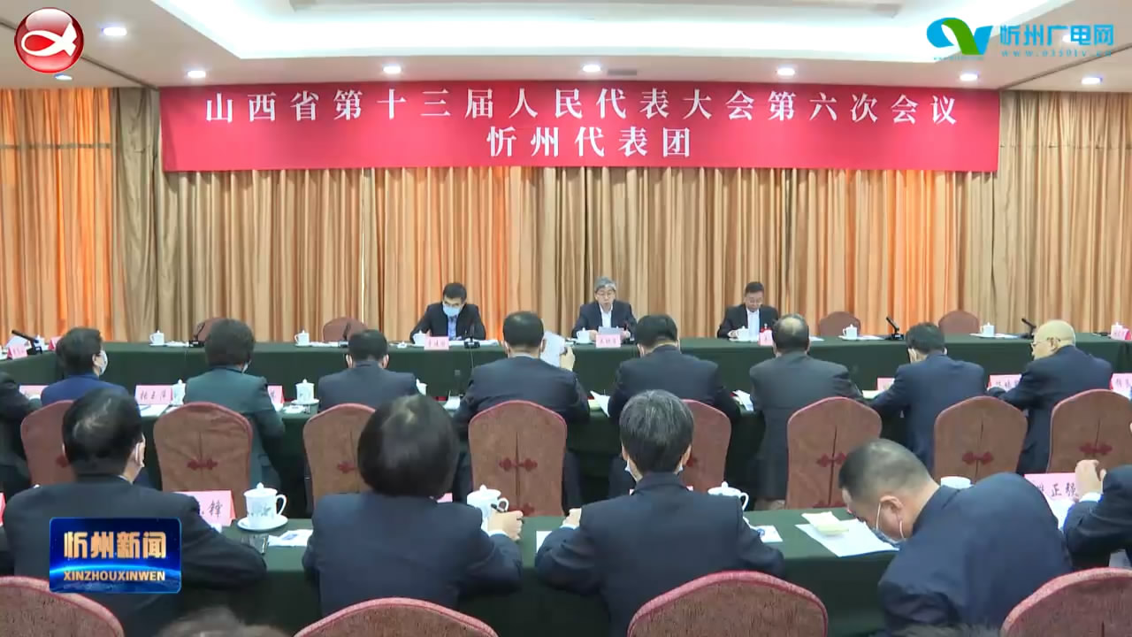 来自省两会的专栏报道：山西省十三届人大六次会议忻州代表团举行全团会议 朱晓东 李建国出席 王珍主持    ​