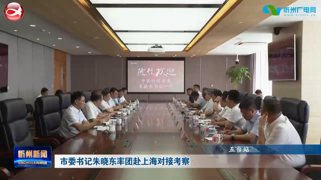 市委书记朱晓东率团赴上海对接考察​