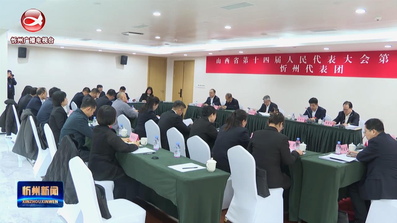 【来自省两会的报道】我市代表团召开分组会议审议省政府工作报告 朱晓东 李建国 王珍等参加审议​